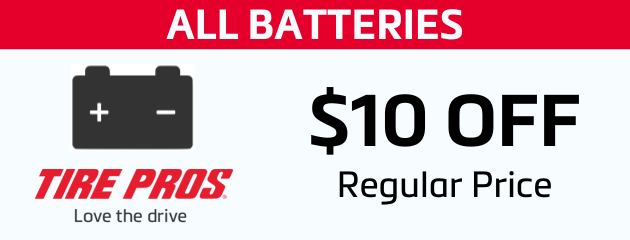 All Batteries $10 Off
